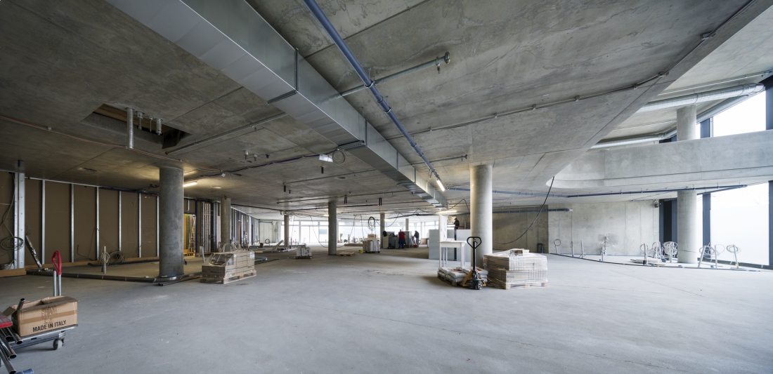 zalando Headquarter  Foodcourt Construction